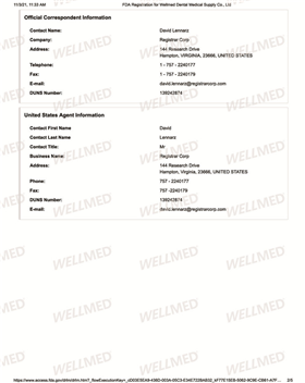 FDA registration confirmation letter-2